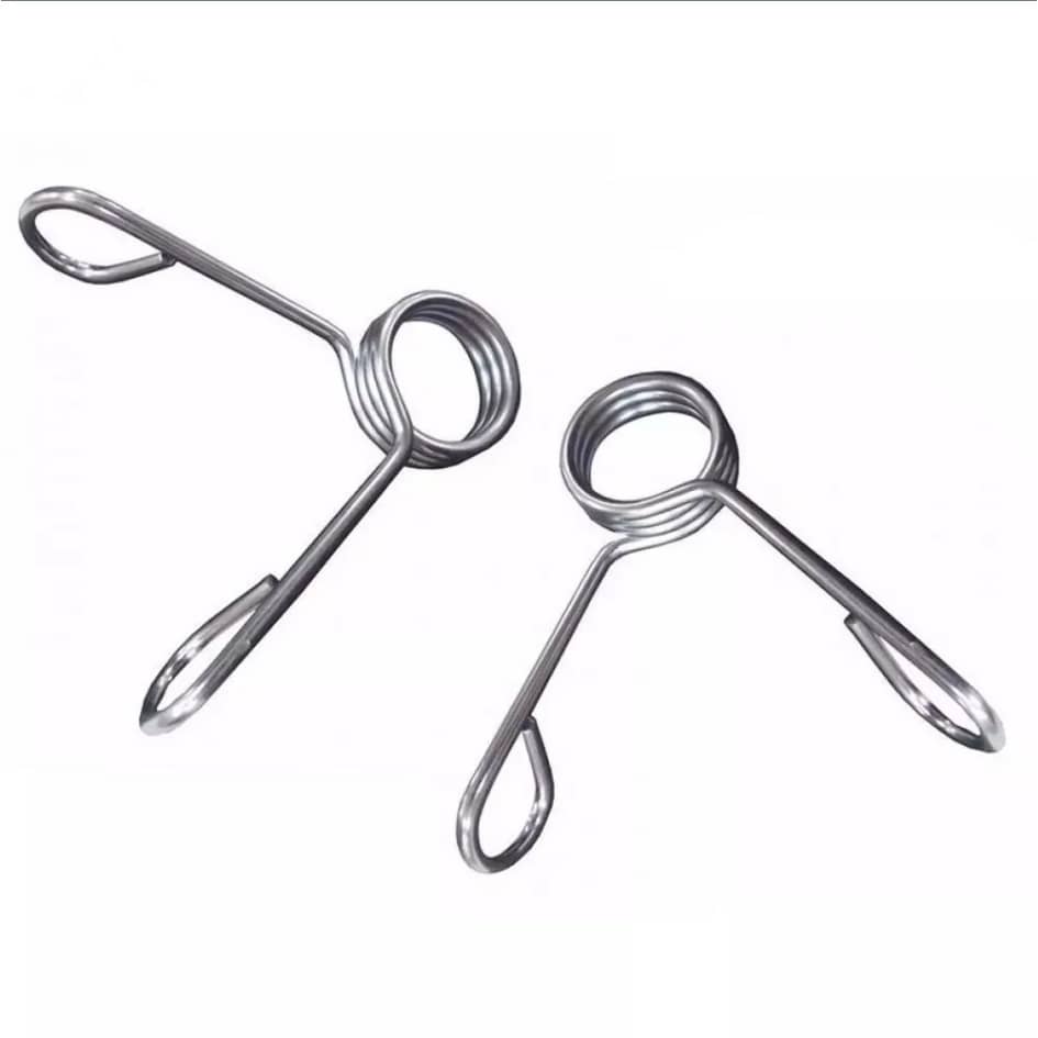 Par de Presilhas para Barra de Musculação  3 VOLTAS 25MM REFORÇADA PROFISSIONAL DIFERENCIAL DO MERCADO Halteres Profissional Academia Fitness Espiral Halter Anilhas