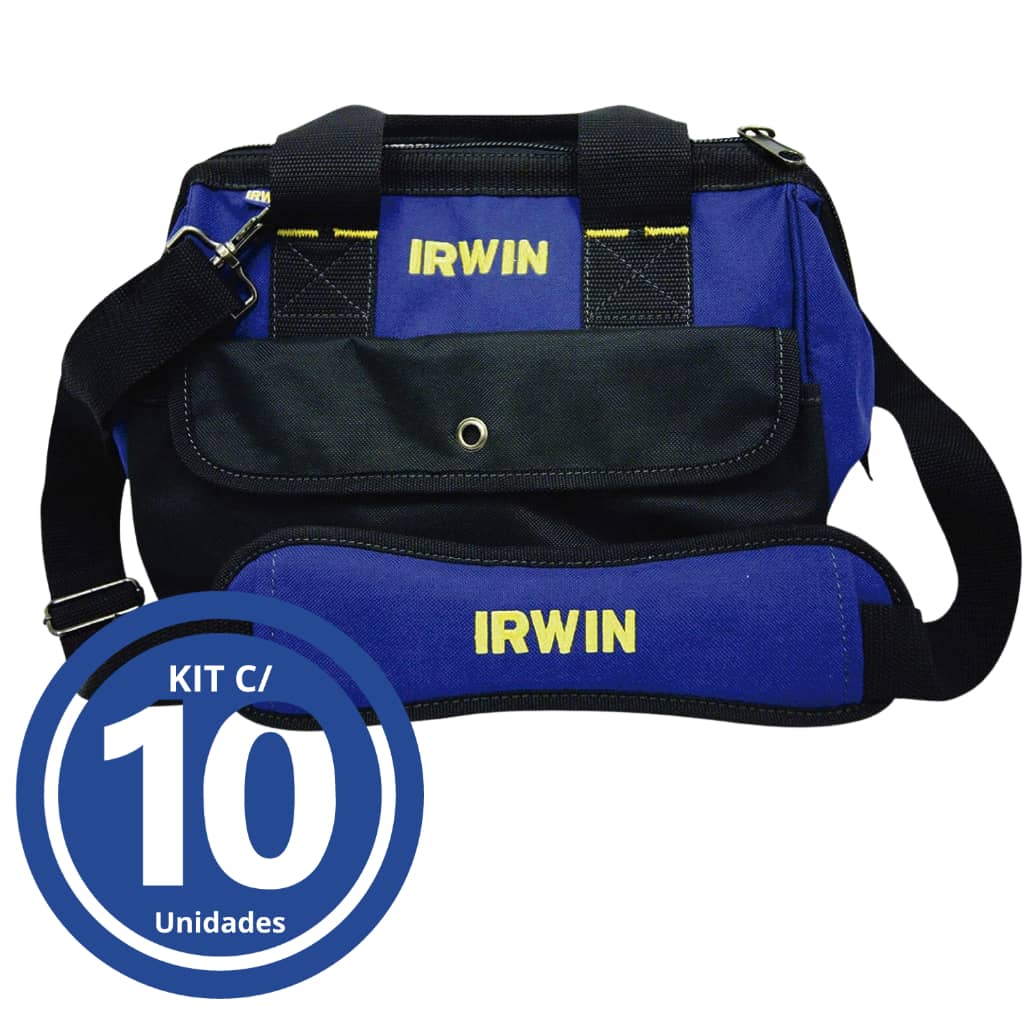 Bolsa Mala P/ Ferramentas 12 Pol. Standard Irwin Combo Kit 10un Promoção
