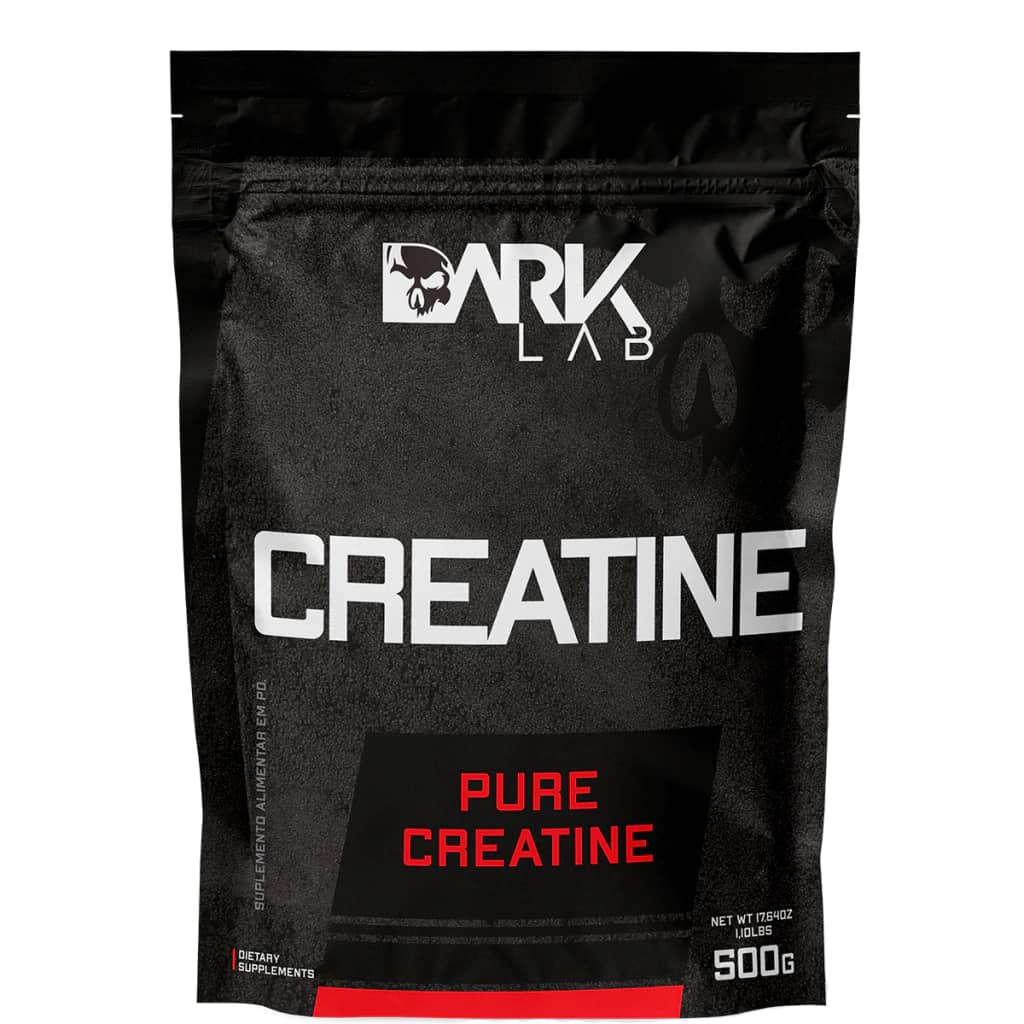 Creatina Monohidratada Pura Refil 500g Dark Lab - Creatina 100% Pura