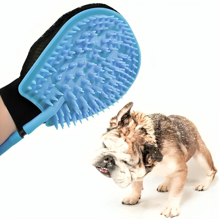 Ducha Com Luva Escova Banho Pet Shop Mangueira Para Banho Em Cães E Gatos Luva Para Pet Cachorro / Gata /Pet Limpeza