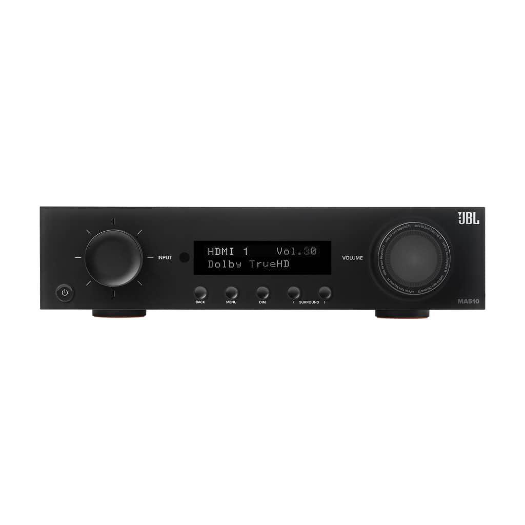 Receiver Jbl Ma510 5.2 Canais 8k Wifi Bt Dolby Digital E Dts Amplificador