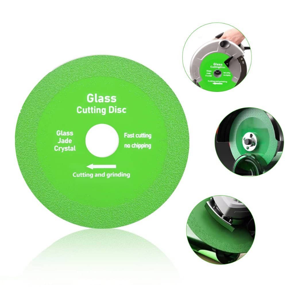 4 pcs Disco De Corte Para Vidro Porcelana Piso Cerâmica Jade e Cristal 100mm x 15mm