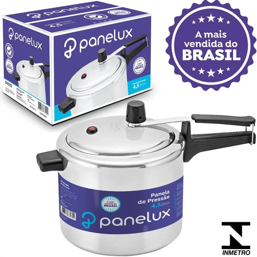 PANELA DE PRESSAO PANELUX 4.5L POLIDA