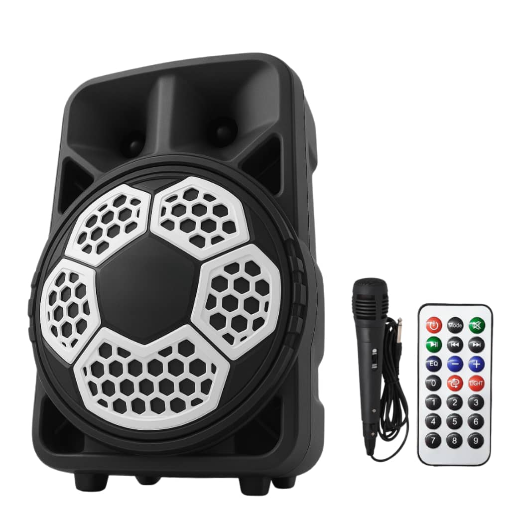 Caixa de Som Grande Potencia Com Microfone 1000w Pmpo Portatil