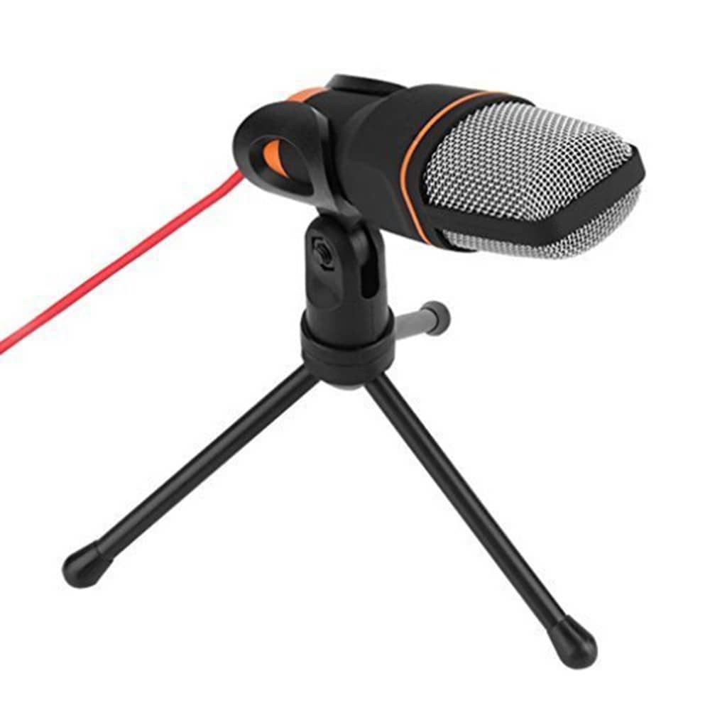 MICROFONE CONDENSADOR COM TRIPÉ DE MESA podcast, vídeos, vlog