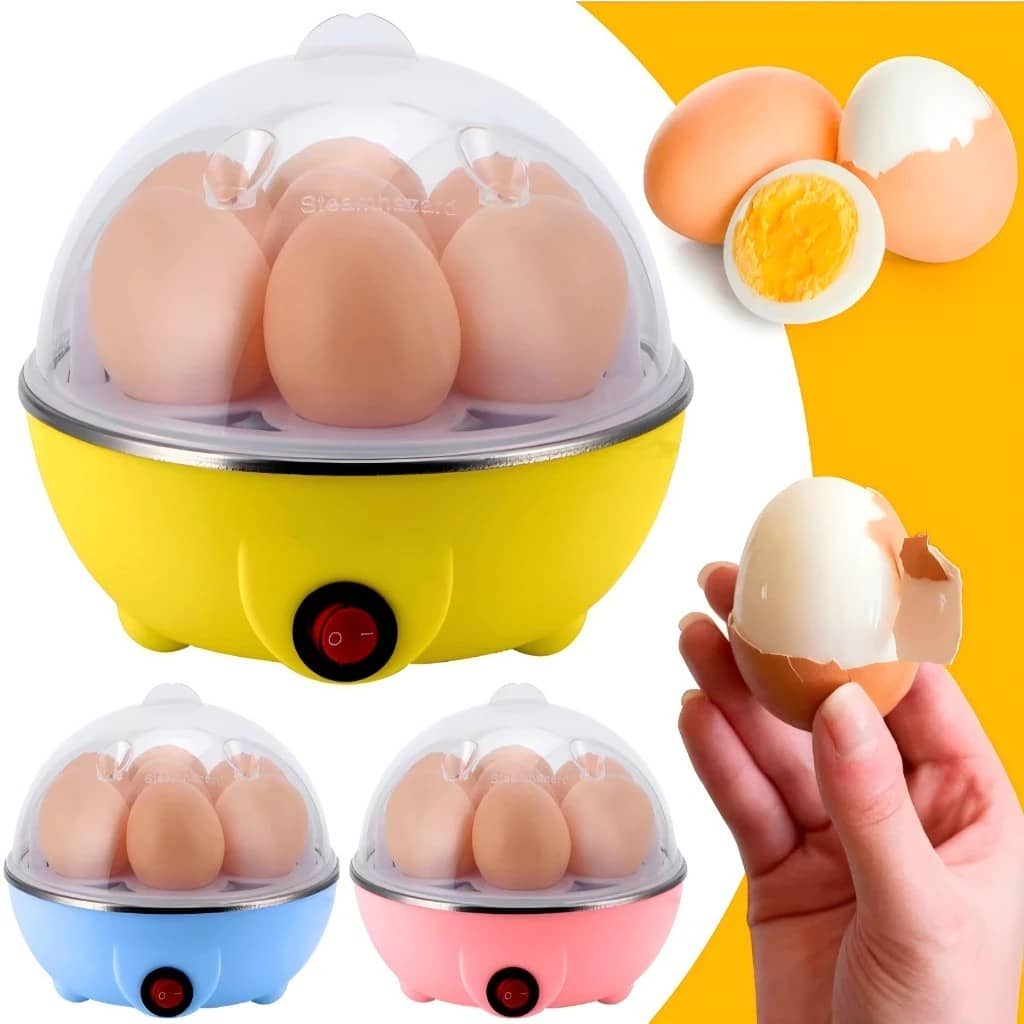 Cozedor de Ovos 110v/220v Elétrico Portátil Cozinha à Vapor, Presente dia das maes
