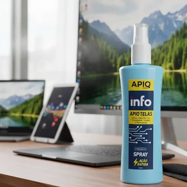 Spray Limpa Telas Notebook Tv Celular Tablet Relógio Smartwatch Kindle 300ml