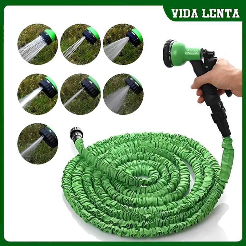 Mangueira Mágica 10M a 20M Flexivel Irrigação E 7 Tipos Jato Irrigação para Jardim Lavagem De jardim