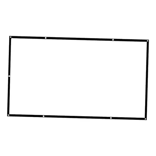 Tela de Projeção para Projetor de Imagem na Parede – Matte White 72” 84” 100” 120” Full HD / 4K