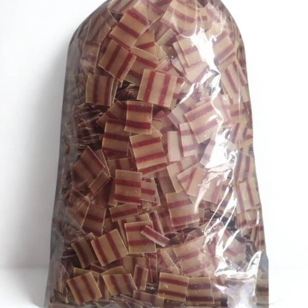 Pururuca Listrada Para Fritar 1kg  Pellet De Trigo Com Oleo Ou Microondas ALTA QUALIDADE