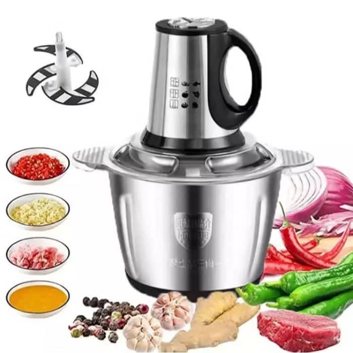 3L/2L Picador Processador de Alimentos Elétrico Moedor De Carne Legumes 110V/220V Prático