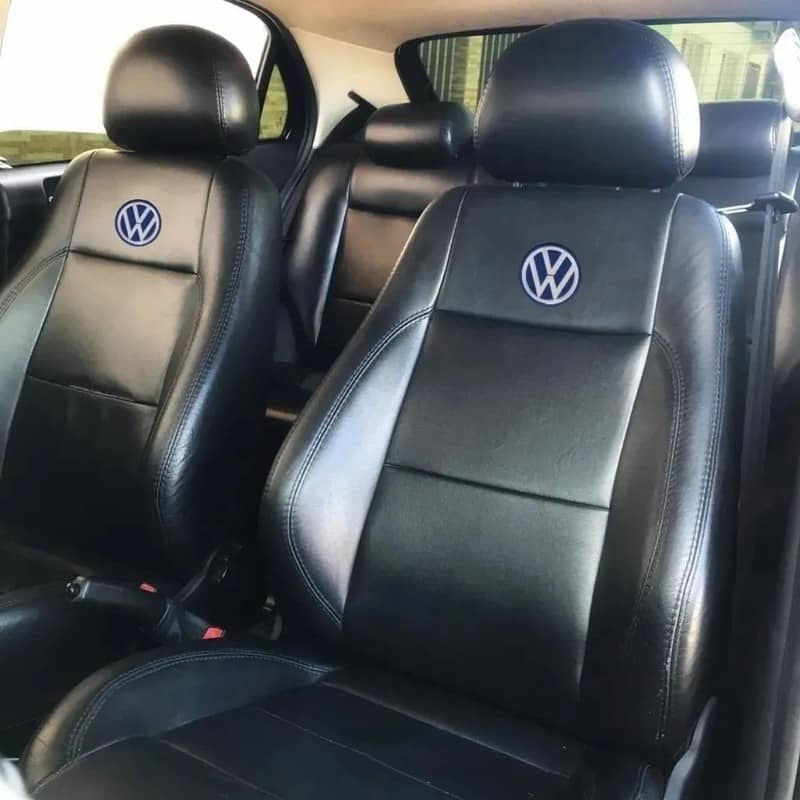Capa de Banco Automotivo Carro Em Couro Volkswagen Gol Fox Voyage Spacefox Parati Promoção