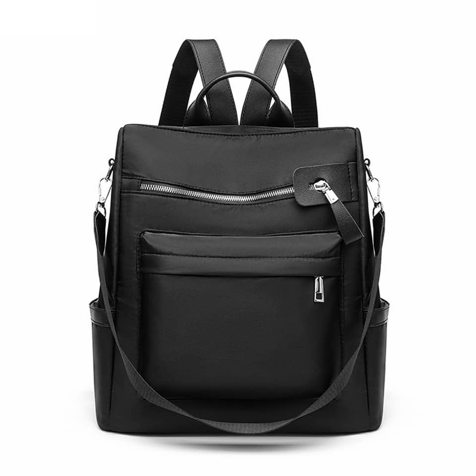 Mochila Anti-roubo Multifuncional Feminina Nylon Pano Impermeável Mochila De Estudante Mochila De Grande Capacidade
