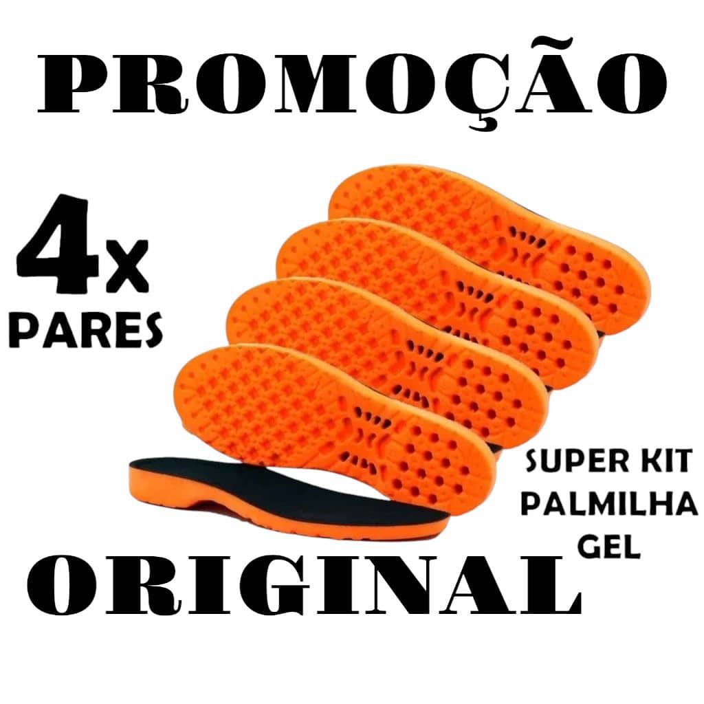 Palmilha de Gel P.u Confortável Macia Ideal Para Quem Trabalha em Pé Durante Muitas Horas