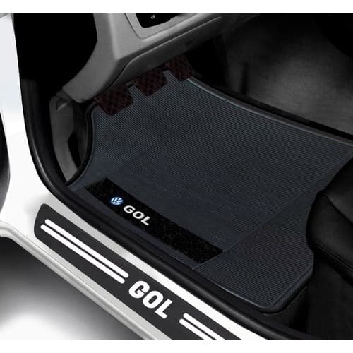 Kit Tapete E Soleira De Porta Volkswagen Gol Universal Carro personalizado