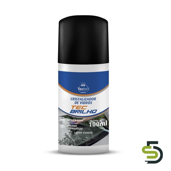 Cristalizador de Vidros Parabrisa Automotivo Repelente de Água 100ml - Tecbril