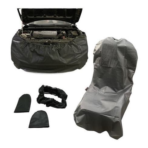 Kit Capa Protetora Manutenção Carro Mecanico Corino 5 Peças REF:039A