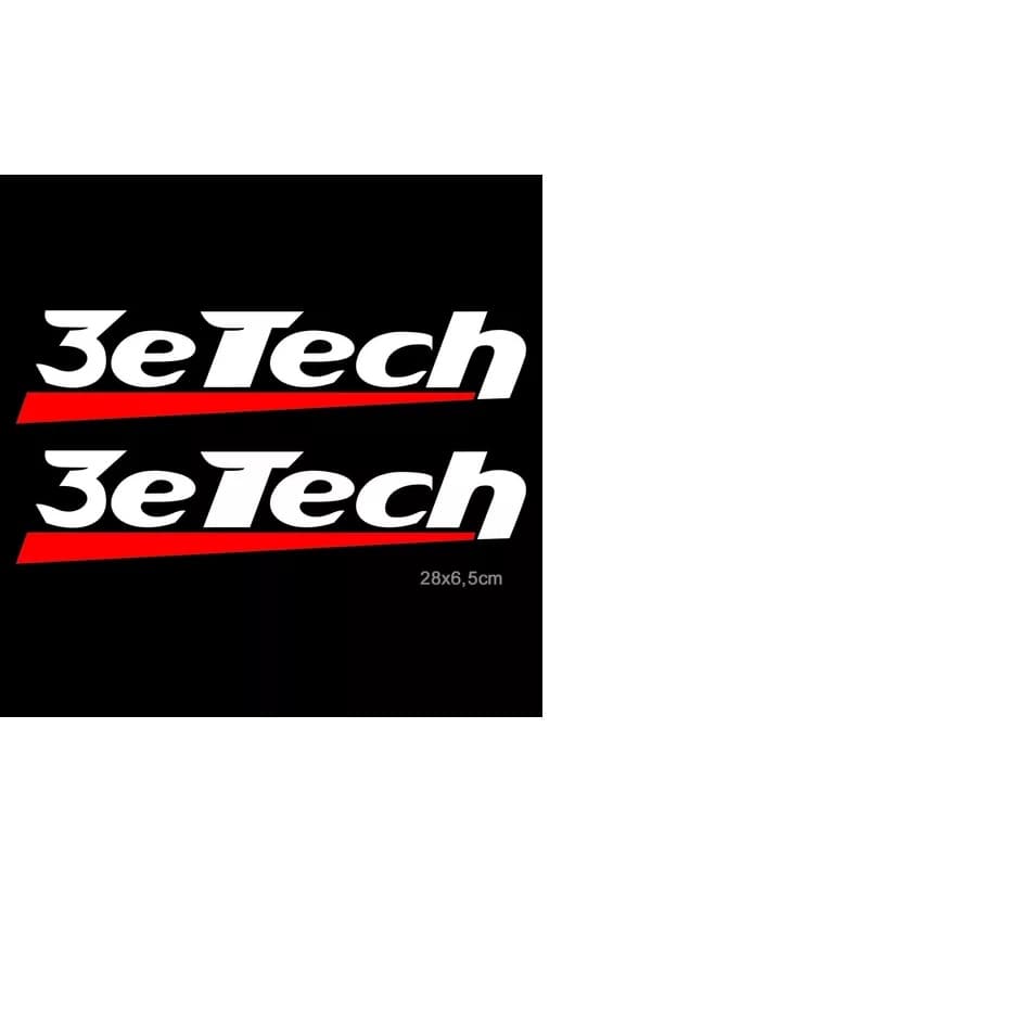 Adesivos 3etech Carro Turbo Carburado 2 Unid