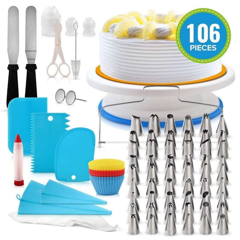 Confeiteiro 72/73/82/106/318/327 + eBook Peças Bicos Inox Para Confeitar e Decorar Bolo e Cupcake