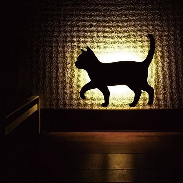Luminária Abajur Gato Design Exclusivo Andarela Decoração De Quarto