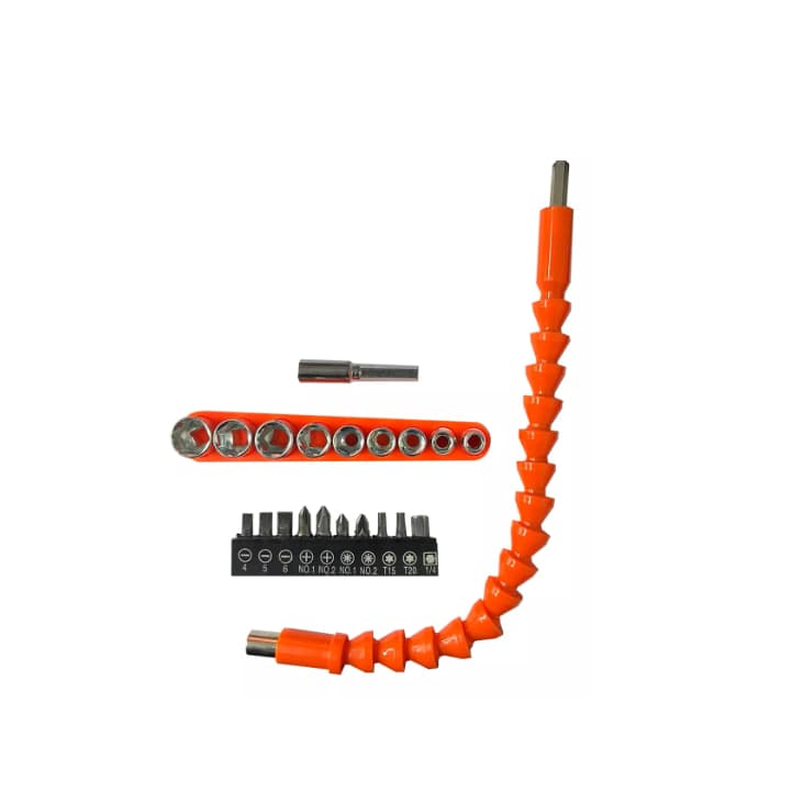 Kit Para Furadeira E Parafusadeira 21 Peças Chaves Universal