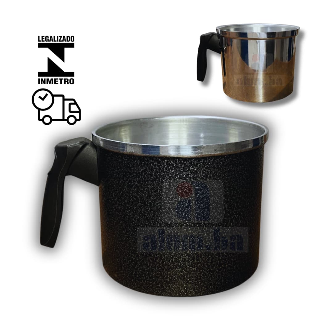 leiteira cafeteira fervedor canecao para fazer café preta e alumínio caneco leitera grande e pequena