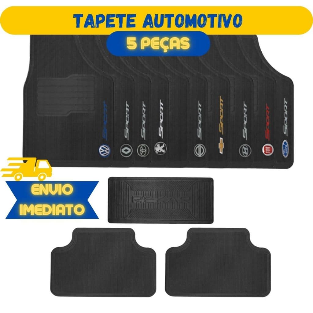 Tapete Automotivo Universal Para Carro Todos os Modelos
