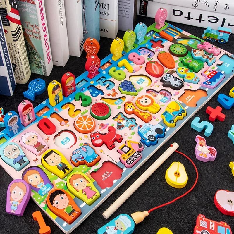 Brinquedo Educativo Didático Para 2 Anos 3 Anos Montessori