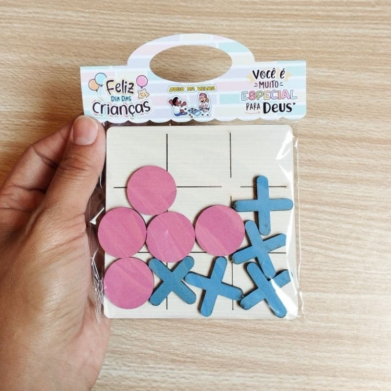 Kit Jogos da velha em MDF  Dia das crianças, kit lembrancinhas de festa infantil dia das crianças, escola