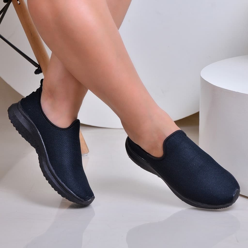 Tenis Feminino Caminhada - Sapato Feminino Meia - Tênis meia Confortável Sem Cadarço