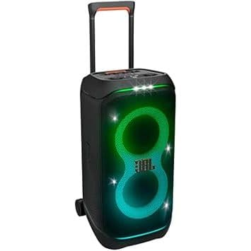 Caixa de Som, JBL, PartyBox Stage 320, Bluetooth, Portátil, Show de Luzes, À Prova de Respingos - 240W RMS