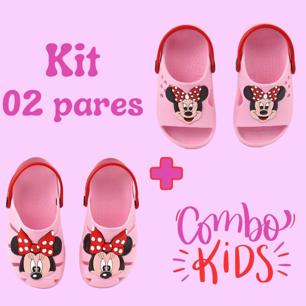Kits Kids babuches infantis menina.Conforto e Estilo.Drika Calçados.