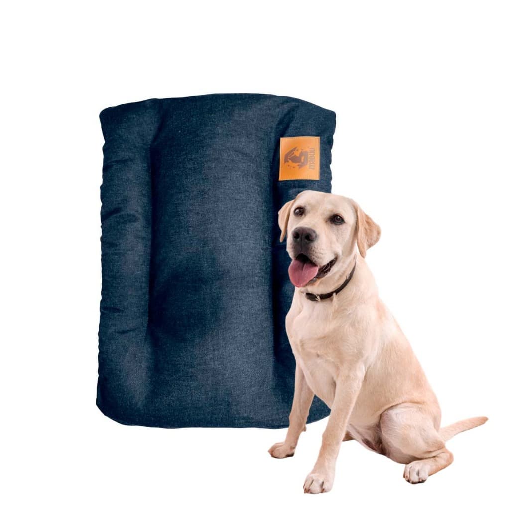Colchonete Cama Impermeável e Com Zíper GG 100cm x 80cm Caminha Pra Cachorro Grande Golden Retriever
