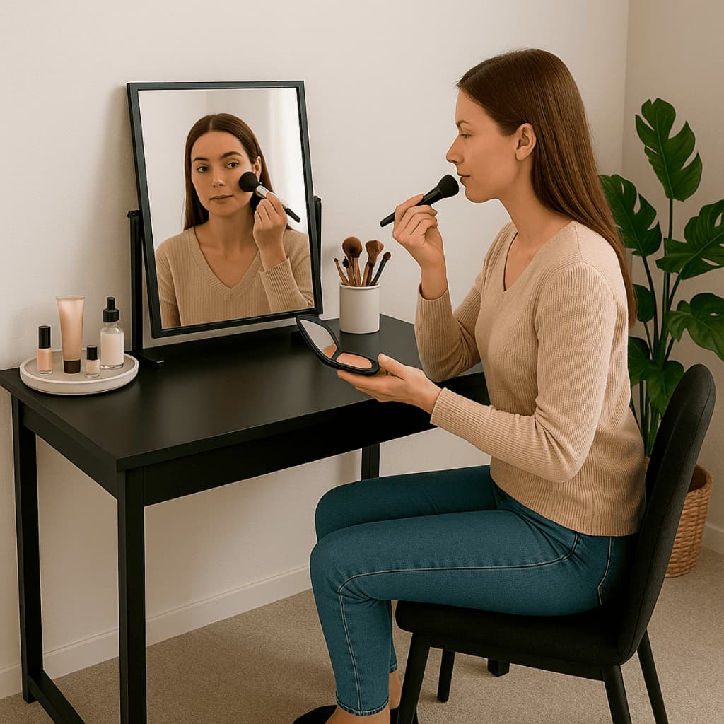Mesa Escrivaninha Home Office Moderna Facil Montagem Compacta