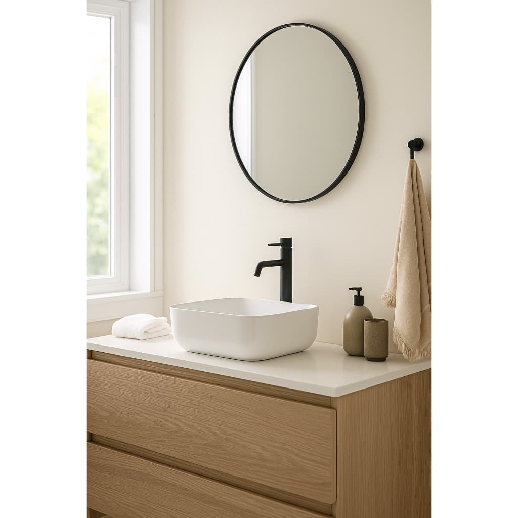 Cuba De Apoio Quadrada Slim 39cm Branco Everfort