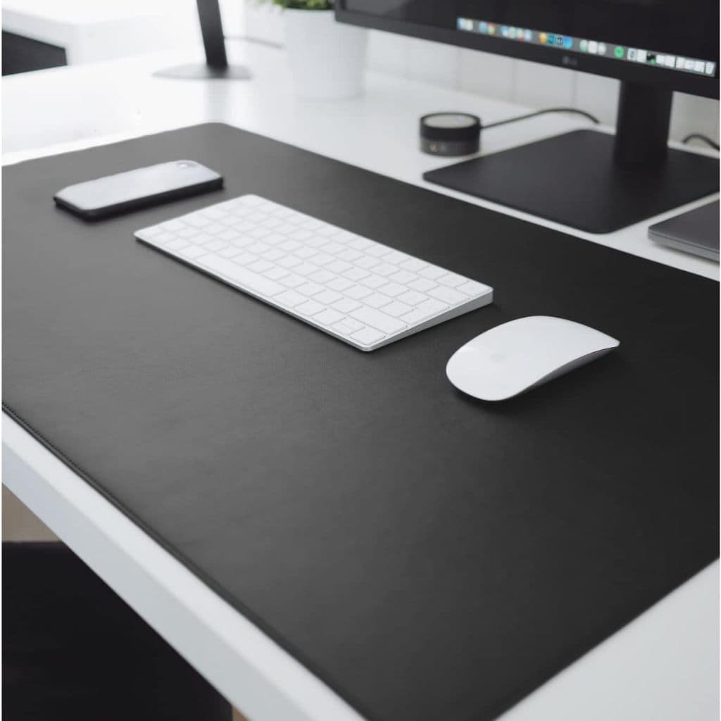 MousePad Grande 90x40 Desk Pad Couro Gamer Office