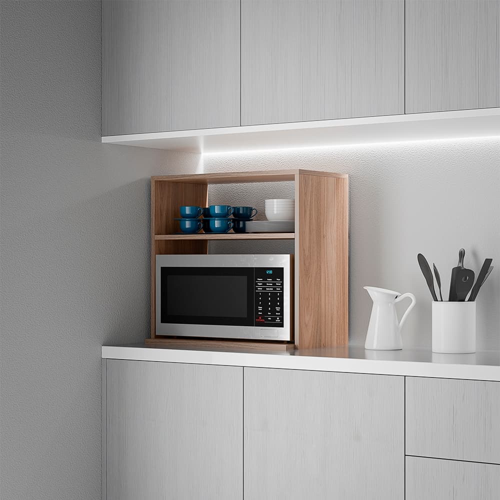 Suporte Nicho para Micro-ondas Forno Elétrico Cozinha Freijó 60cm
