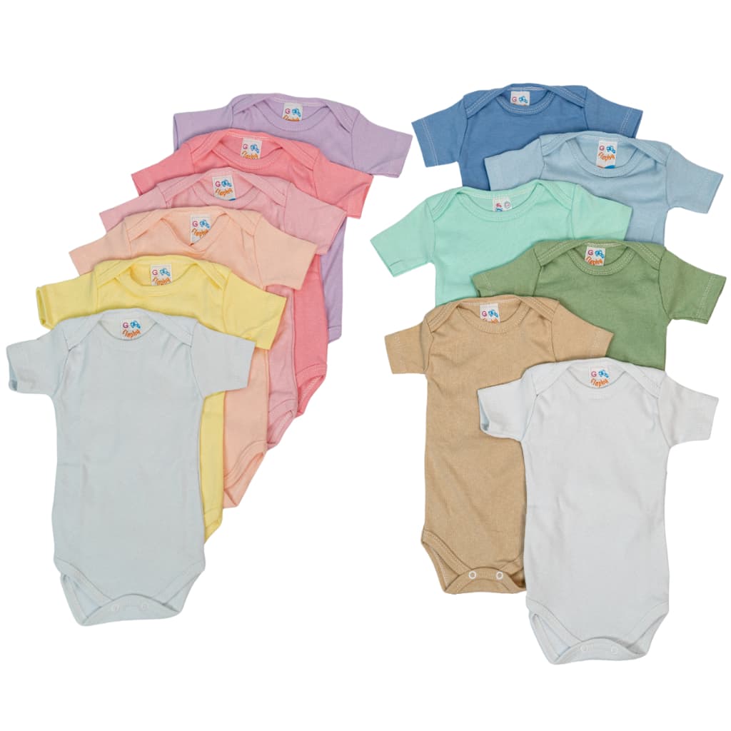 Body Manga Curta de Bebe Suedine 100% Algodão Enxoval de Bebe Maternidade Menino Menina Body de bebe