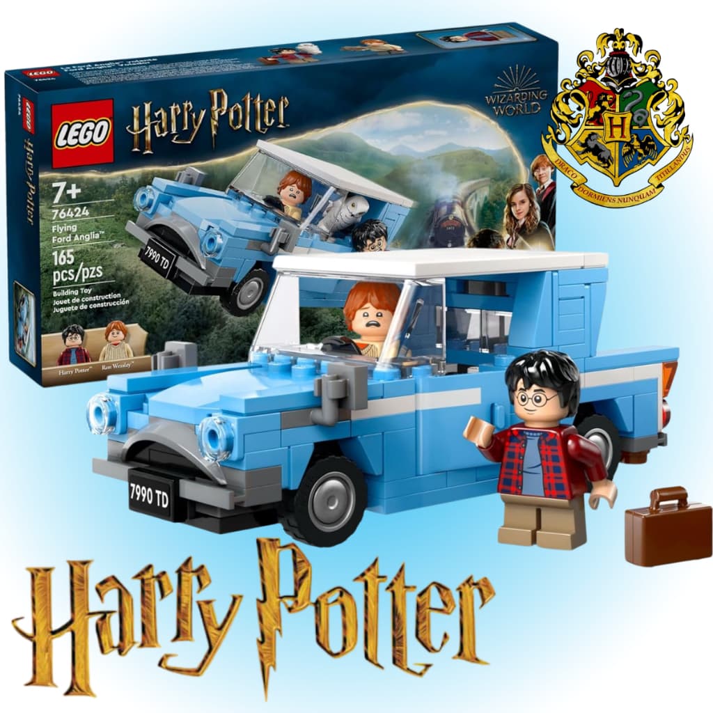Lego Harry Potter Ford Anglia Voador 165 Peças - Lego 76424 Original