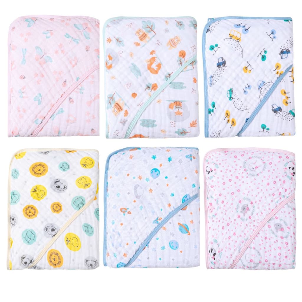 Toalha de Banho Fralda Soft com Capuz para Bebê Papi