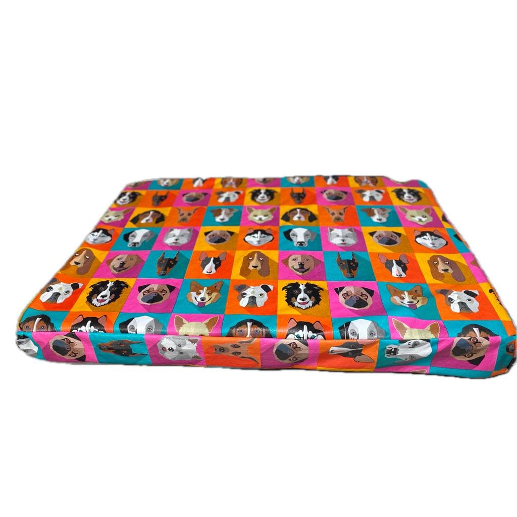Colchonete Para Cachorro 100% Impermeável Lavável C/ZÍPER Cama Cães e Gatos DOOGS