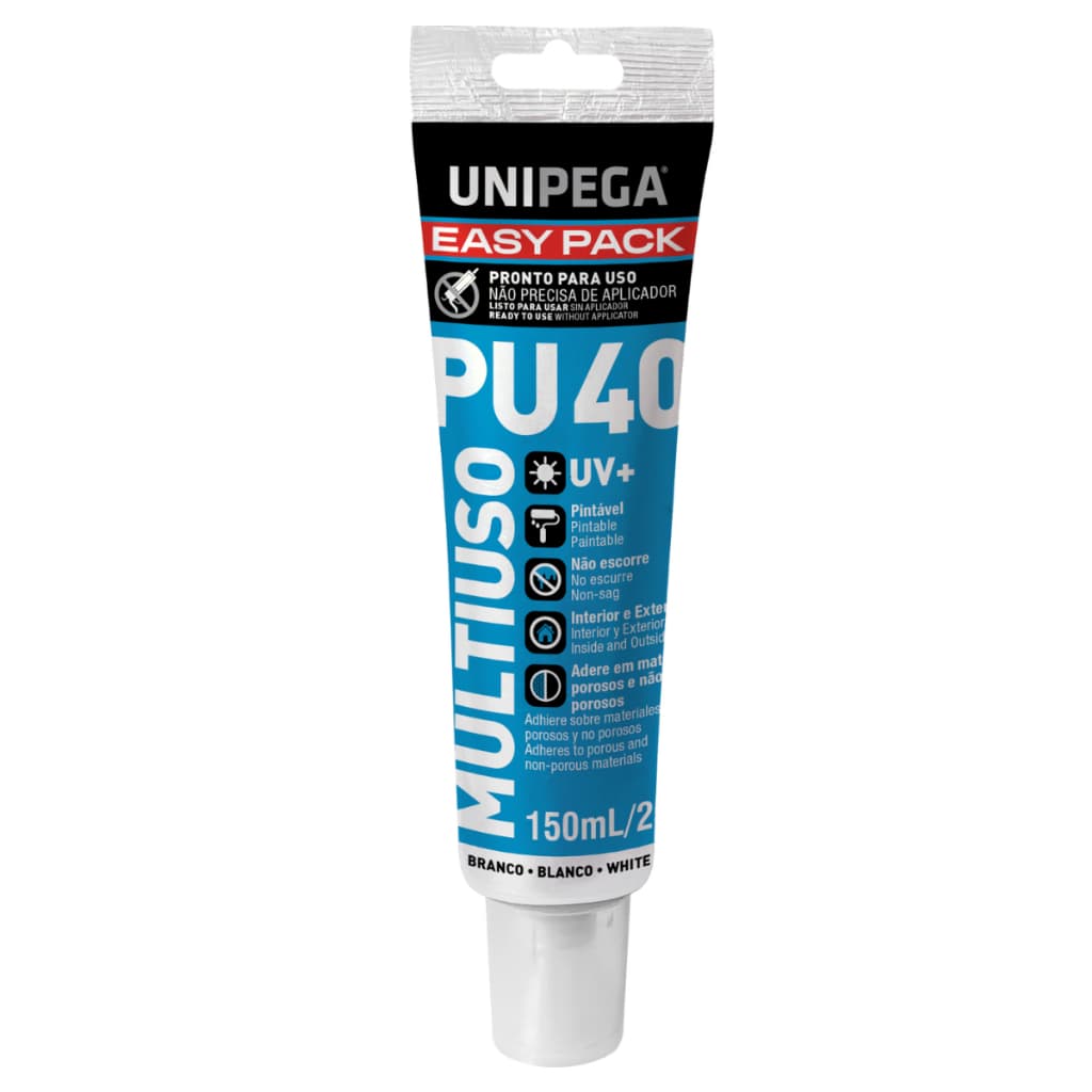 Cola PU 40 Construção 250g – Alta Fixação – Uso Profissional  - NÃO PRECISA DE APLICADOR