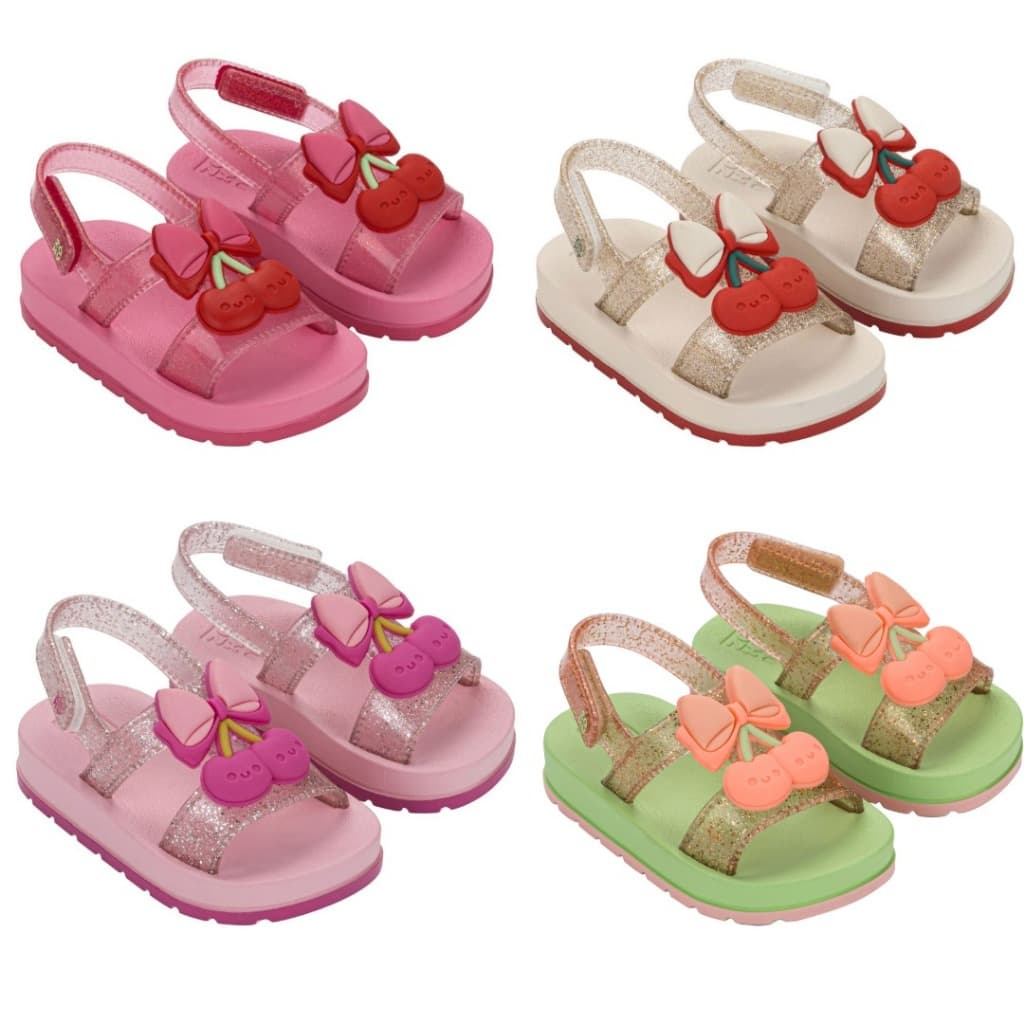 Sandália para menina zaxynina , Sandália zaxy nina, sandalia para bebê menina zaxy, sandália papete, sandalia cherry