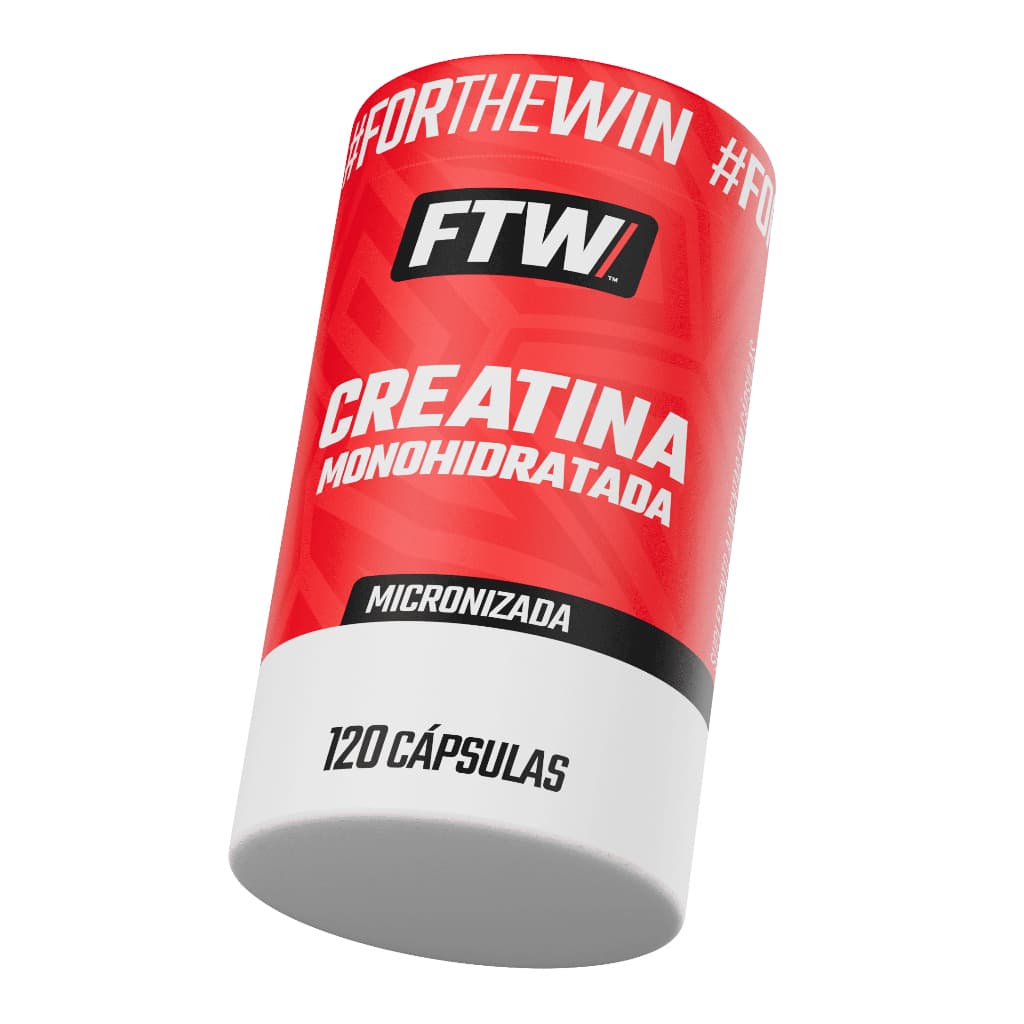 Creatina Monohidratada 100% Pura 120 Cápsulas FTW - Creatina Pura em Cápsula