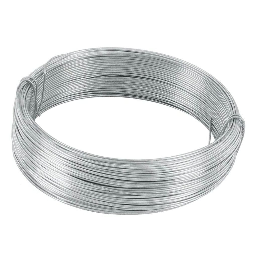 Arame Galvanizado Construção N18 Bwg Fio 1,24mm 52 Metros cercados alambrados Varal