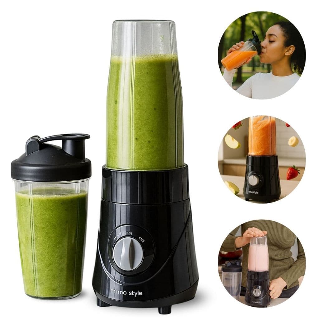 Liquidificador Blender 127V 750ml Portátil 300w Inox Compacto Potente