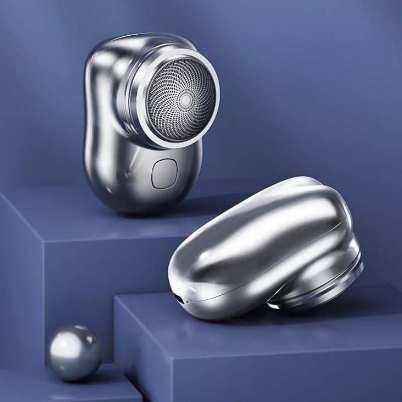 Mini Barbeador EléTrico PortáTil À Prova D'áGua TIPO-C Aparador De Barba De Bolso Promoção
