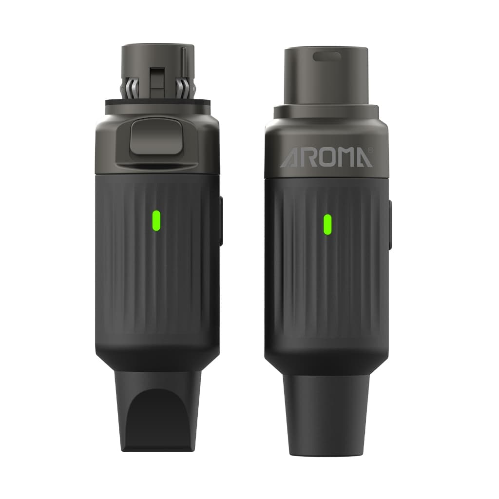 AROMA ARC2 Sistema De Microfone Sem Fio Dinâmico Uhf Plugue XLR de 7 Canais De Microfone Para microfone Mesa de som