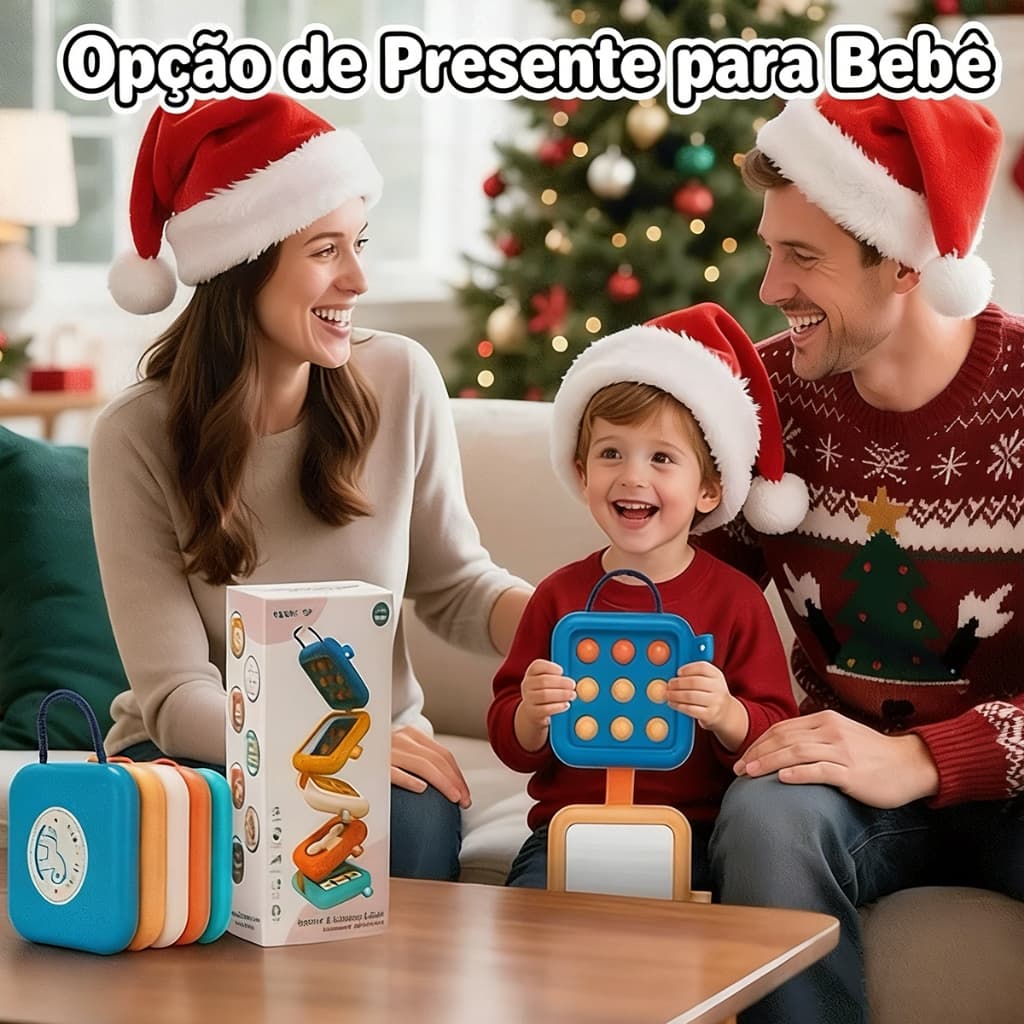 Brinquedos De Menino Menina 8 em 1 Educativo Para Integração Sensorial Baby Busy Brinquedos Para Crianças De 2 Anos