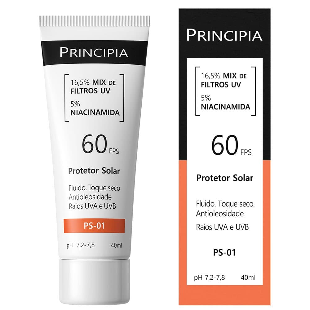 Protetor Solar Facial PS-01 FPS 60 Principia